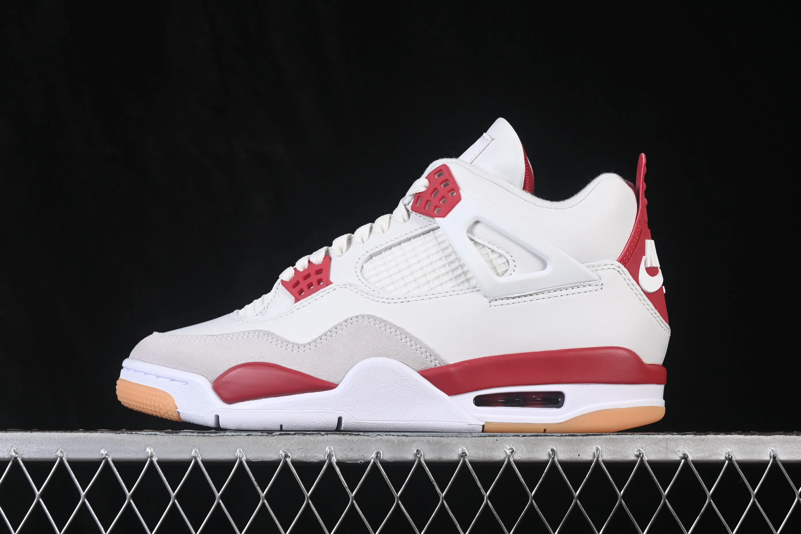 All categories Air Jordan Jordan series basketball shoes Air Jordan 4 LJR version Nike SB x Air Jordan 4 OG "Varsity Red" AJ4 Joe 4 University Red DR5415-106